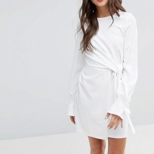 ASOS Mini Shift Dress With Tie Details